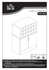 HOMCOM 835-603 Instrucciones De Montaje