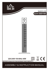 HOMCOM 824-050V90 Manual De Instrucciones Y Montaje