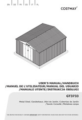 Costway 20594387 Manual Del Usuario