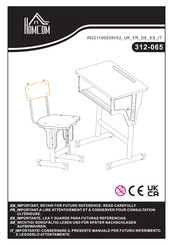 HOMCOM 312-065 Manual Del Usuario