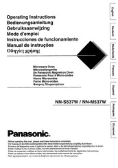 Panasonic NN-S537W Instrucciones De Funcionamiento