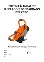 Nogval B22 ZERO Manual De Funcionamiento Y Mantenimiento