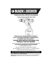 Black and Decker SS12D Manual De Instrucciones