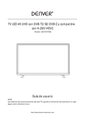 Denver LED-4072T2CS Guía De Usuario