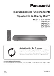 Panasonic DMP-BDT373 Instrucciones De Funcionamiento