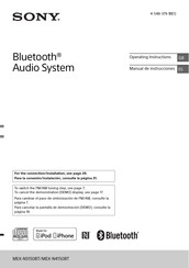 Sony MEX-N4150BT Manual De Instrucciones