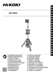 HIKOKI UB 18DG Instrucciones De Manejo