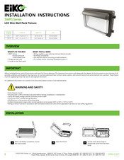 Eiko SWP1-PS120-FCCT-U Instrucciones De Instalación
