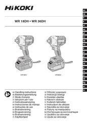 HIKOKI WR 18DH Instrucciones De Manejo