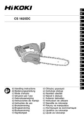 HIKOKI CS 1825DC Instrucciones De Manejo