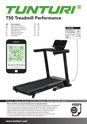 Tunturi T50 Treadmill Performance Manual Del Usuario