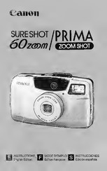 Canon SURE SHOT 60 ZOOM Manual De Instrucciones