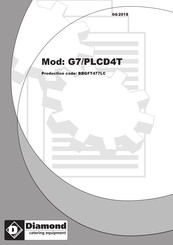 Diamond G7/PLCD4T Instrucciones Para El Funcionamiento