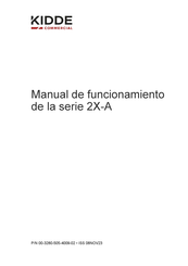 Kidde 2X-AF1 Manual De Funcionamiento