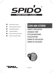 DIPRA SPIDO CDW-800-STORM Manual De Instrucciones Original