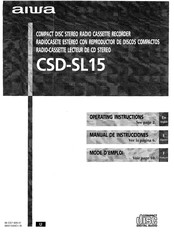 Aiwa CSD-SL15 Manual De Instrucciones