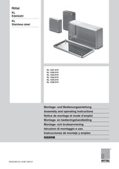 Rittal KL 1525.010 Instrucciones De Montaje Y Empleo