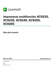 Lexmark XC9235 Guia Del Usuario