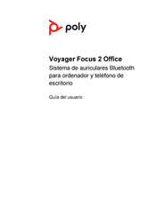 Poly Voyager Focus 2 Office Guia Del Usuario