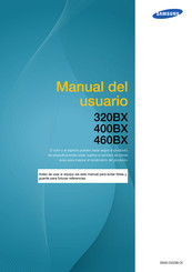 Samsung 400BX Manual Del Usuario