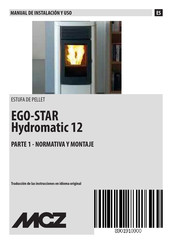 MCZ EGO-STAR Hydromatic 12 Manual De Instalacion Y Uso