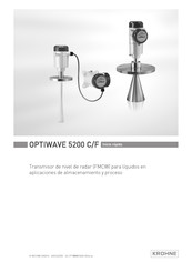 KROHNE OPTIWAVE 5200 C/F Inicio Rápido