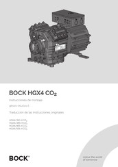 .bock HGX4/555-4 CO2 Instrucciones De Montaje