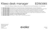 EVOKO EDM1001 Instrucciones Para El Montaje