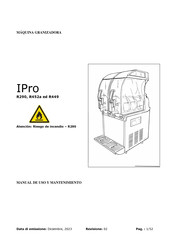 Electrolux Professional IPro R449 Manual De Uso Y Mantenimiento