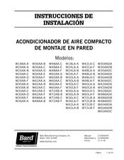 Bard W42AA-E Instrucciones De Instalación