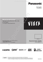 Panasonic Viera TC-42PC2 Manual De Instrucciones