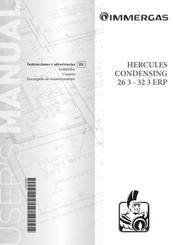 Immergas Hercules Condensing 26 3 ErP Instrucciones Y Advertencias