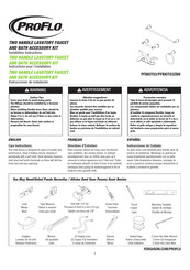 Proflo PFBKIT03 Instrucciones De Instalación