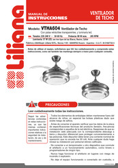 Liliana VTHA604 Manual De Instrucciones