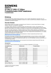 Siemens SIMATIC ET 200pro Información Del Producto