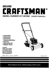 Craftsman 917.387000 Manual De Instrucciones