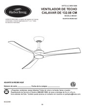 Harbor Breeze CALAVAR 84401 Manual Del Usuario