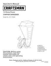 Craftsman 247.776360 Manual De Instrucciones