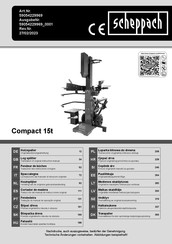 Scheppach Compact 15t Traduccion Del Manual De Instrucciones Originale