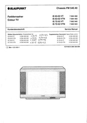 Blaupunkt 7 664 403 Manual De Servicio