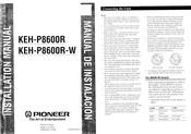 Pioneer KEH-P8600R-W Manual De Instalación