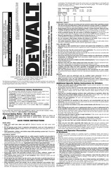 DeWalt DW887 Manual De Instrucciones