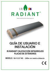 Radiant 160-15 EXT MD Guía De Usuario E Instalación