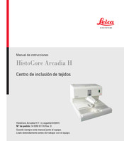 Leica HistoCore Arcadia H Manual De Instrucciones