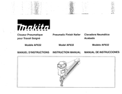 Makita AF632 Manual De Instrucciones