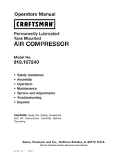 Craftsman 919.167240 Manual De Instrucciones