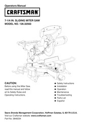 Craftsman 126.32563 Manual Del Operador