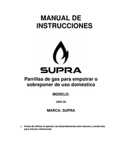 Supra ONIX 90 Manual De Instrucciones