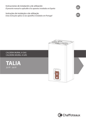 CHAFFOTEAUX TALIA 25 FF Instrucciones De Instalación Y De Utilización