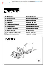 Makita PJ7000J Manual De Instrucciones